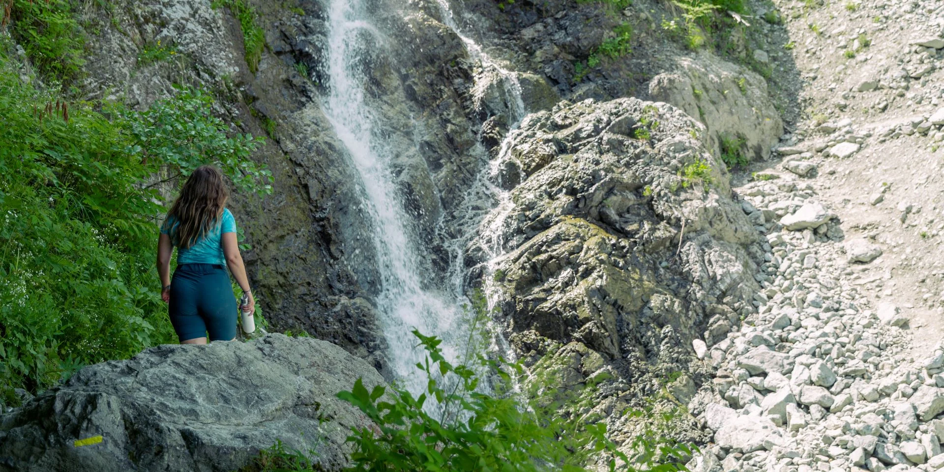 Hiking landscape - Cascade De L'Oursière Uriage Marie El Hajal