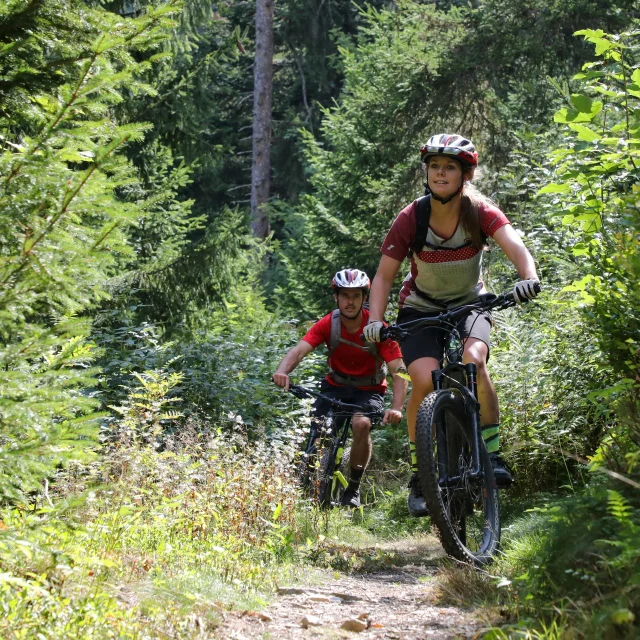 Mountainbiken met het gezin
